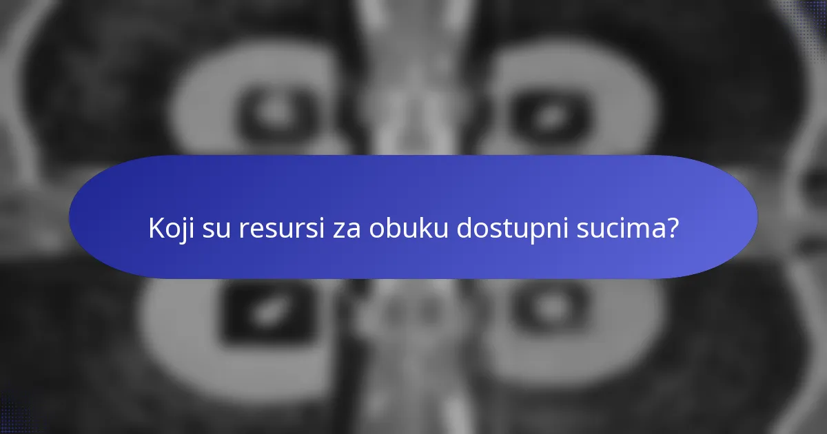 Koji su resursi za obuku dostupni sucima?